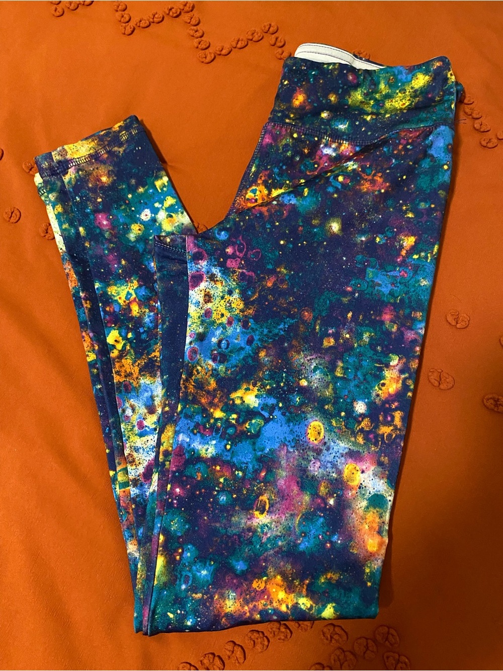 Women’s High Energy  Galaxy Print Leggings - Multicolor